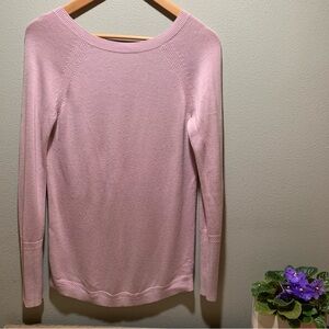 Lululemon // Unity Drop Back Sweater - Dusty Blush - Size 6